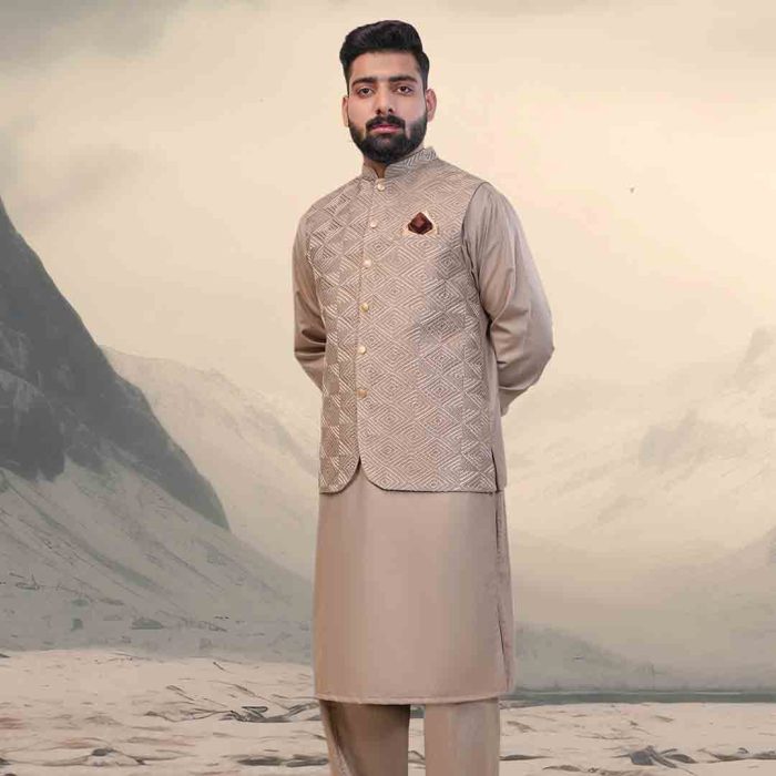 Sand Tropical Multihead Waist Coat (W 06) - Image 1