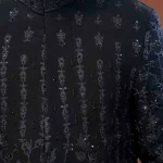 Black Tropical Sherwani (S 10)