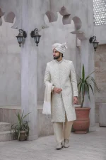 Luxury Pistachio Sherwani