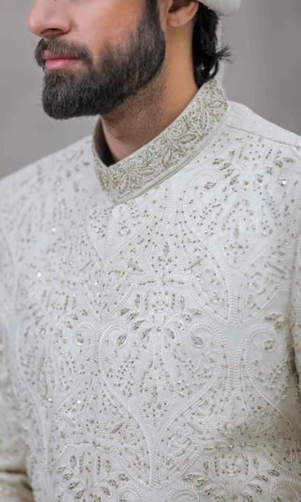 Luxury Pistachio Sherwani