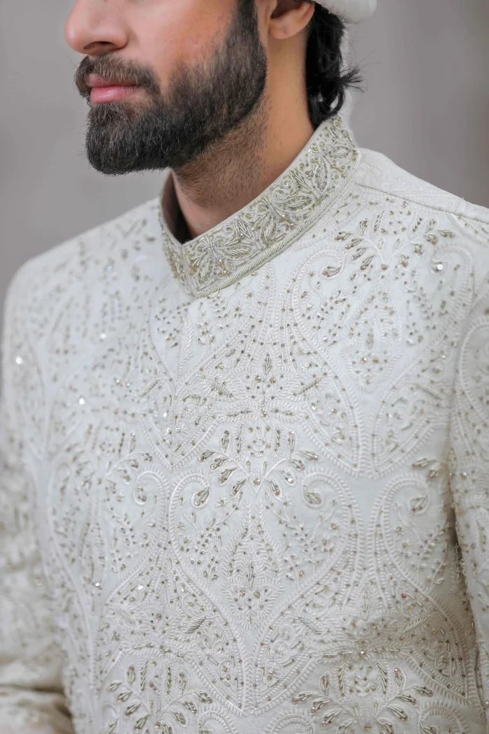 Luxury Pistachio Sherwani