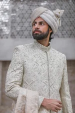 Luxury Pistachio Sherwani