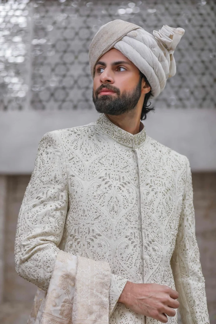 Luxury Pistachio Sherwani