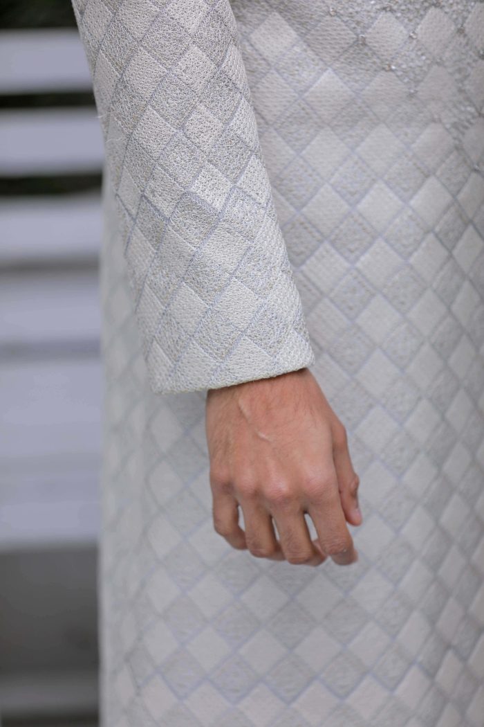 Light Grey Premium Sherwani (S 4) - Image 7