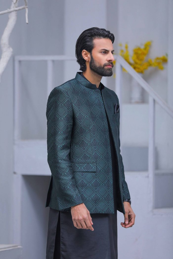 Royal Green Prince Coat (P 4) - Image 5