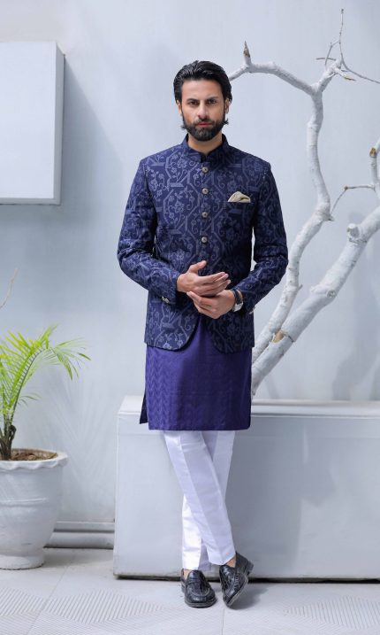 Royal Blue Prince Coat (P 5)