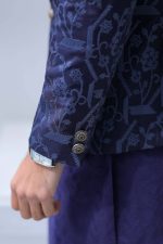 Royal Blue Prince Coat (P 5) - Image 9