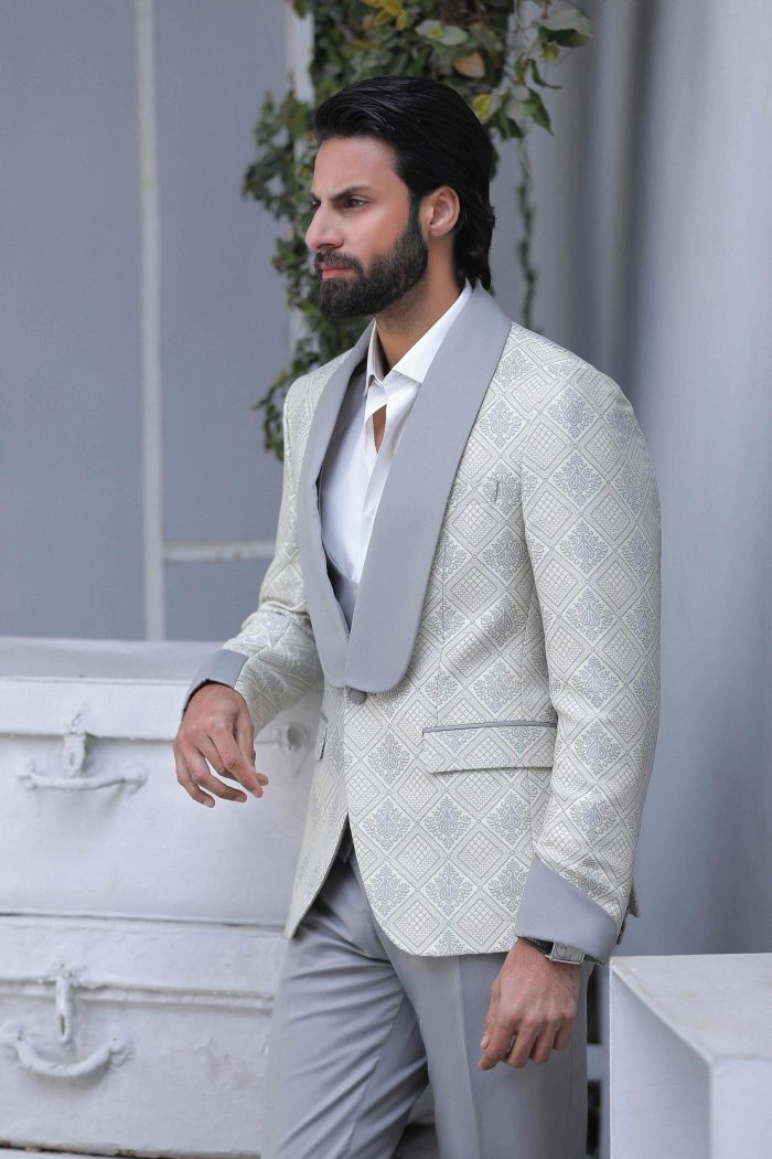Premium Night Grey 3 Piece Suit (ds-01) - Image 2
