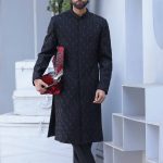Classic Black Sherwani (S 6)