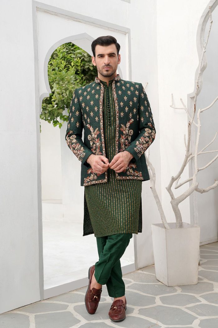 Bottle Green Prince Coat Bottle Green Prince Coat