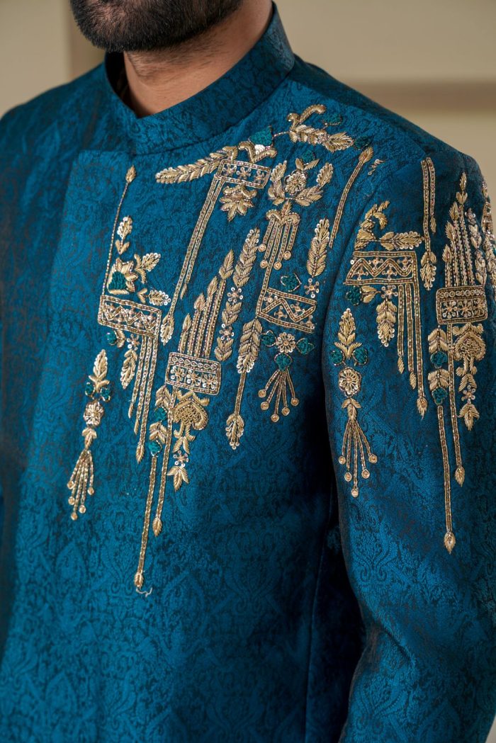 Zing Jamawar Prince Coat (P 10 ) - Image 2