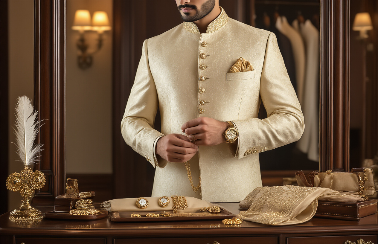 Accessorizing Your Sherwani Like a Style Expert