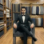 Black Tropical Digital and Hand-made Designer Suit