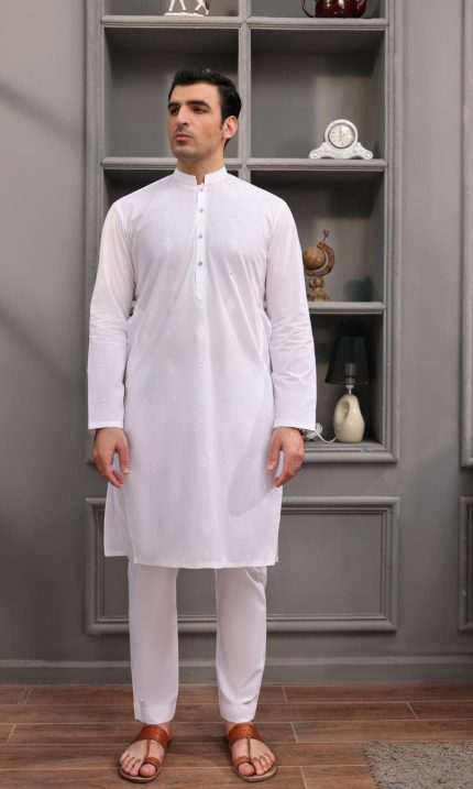 Premium White Kurta