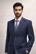 Navy Blue 3 Piece Suit (pc-2) - Image 3