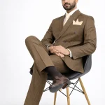 Luxury Brown Pant Coat