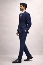 Navy Blue 3 Piece Suit (pc-2) - Image 2