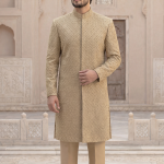 Antique Gold Sherwani for Men