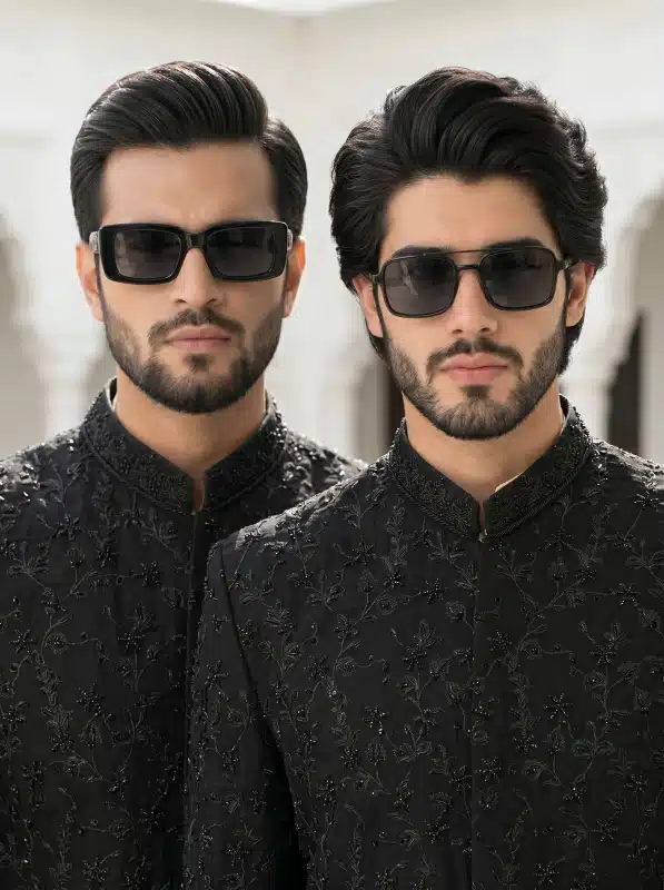 Step into timeless elegance with this luxurious black prince coat crafted from premium Tropical fabric. Designed for modern gentlemen who appreciate royal fashion,