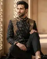 midnight royal sherwani embroidered - best of 2026 (S-26) - Image 4