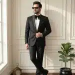 Make a lasting impression with this Luxury Handmade Designer Suit, tailored from premium light wool fabric for exceptional comfort and style.