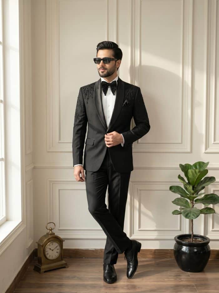 Make a lasting impression with this Luxury Handmade Designer Suit, tailored from premium light wool fabric for exceptional comfort and style.